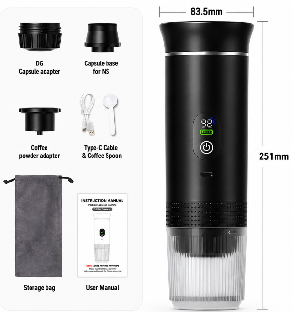 Brevano™ Portable Espresso Maker